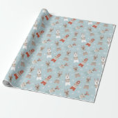 Papier voor puppy Pattern-overvulling (Uitgerold)