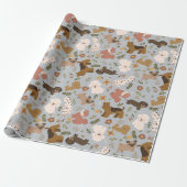 Papier voor puppy Pattern-overvulling (Uitgerold)