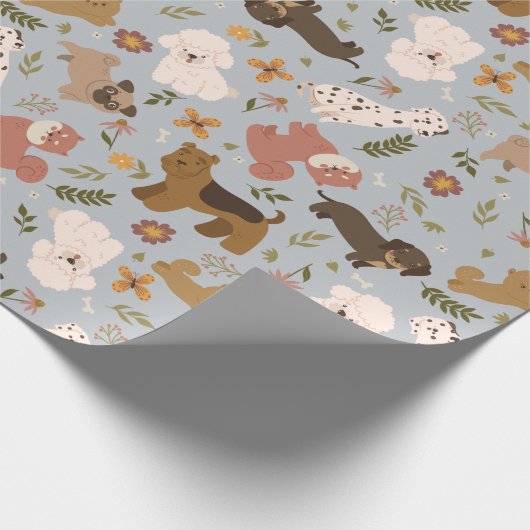 Papier voor puppy Pattern-overvulling (Hoek)