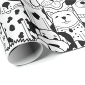 Papier voor puppy Pattern-overvulling (Rol Hoek)