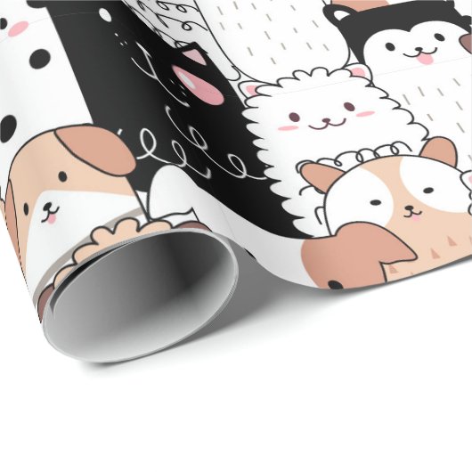 Papier voor puppy Pattern-overvulling (Rol Hoek)