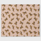 Papier voor puppy Pattern-overvulling (Vlak)