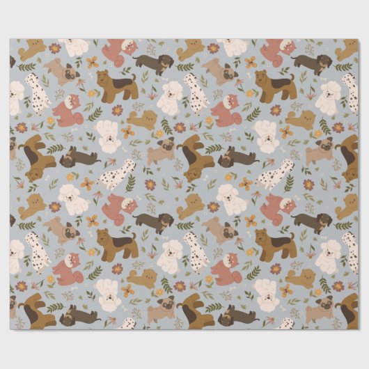 Papier voor puppy Pattern-overvulling (Vlak)