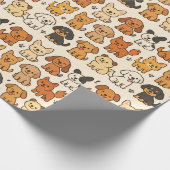 Papier voor puppy Wrapping (Hoek)