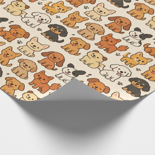 Papier voor puppy Wrapping (Hoek)