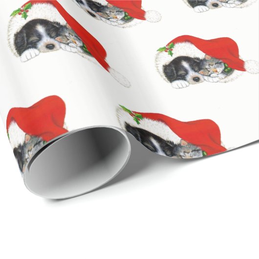 Papier voor puppy's en keukenkerstkaarten (Rol Hoek)