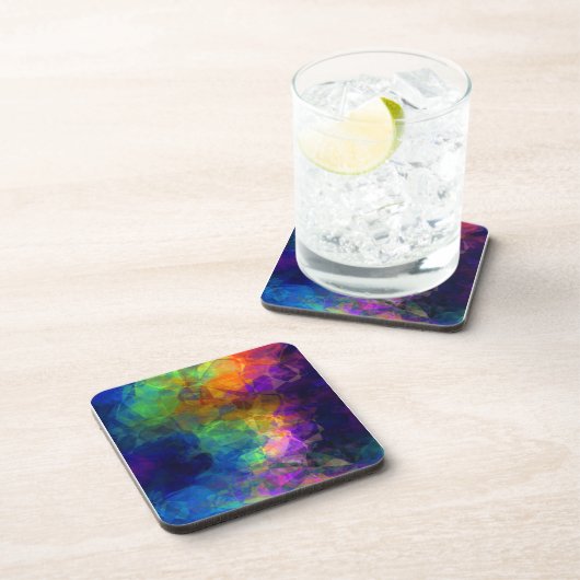 Papier voor regenboog bier onderzetter (Rechterzijde)