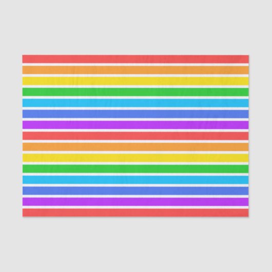 Papier voor regenboog en witte strepen (Voorkant)