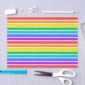 Papier voor regenboog en witte strepen (Craft)