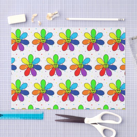 Papier voor regenboogflenderen (Craft)
