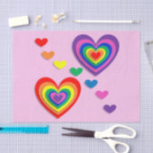 Papier voor regenboogharten (Craft)