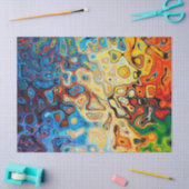 Papier voor regenboogolielekkage (Craft)