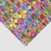 Papier voor regenboogvredessignpapier (Detail)