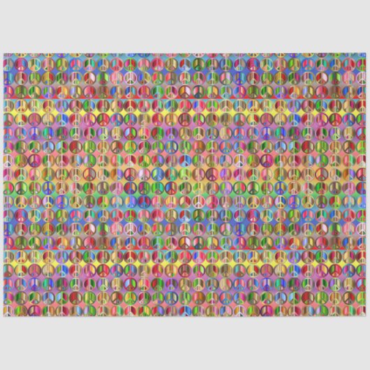 Papier voor regenboogvredessignpapier (Voorkant)