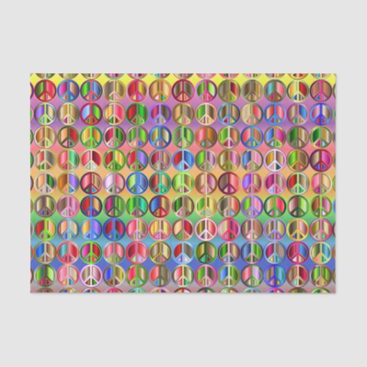 Papier voor regenboogvredessignpapier (Voorkant)