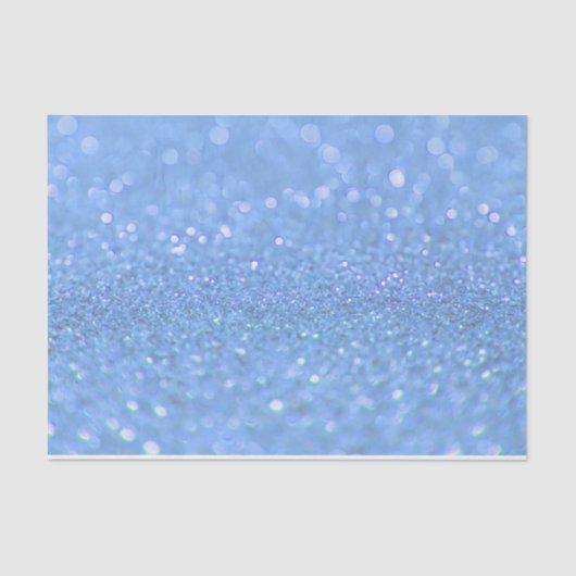 Papier voor robuust blauw glitter-ontwerp (Voorkant)