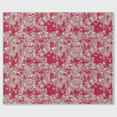 Papier voor rode en beige marmering (Vlak)