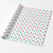 Papier voor rode en Blauwgroen driehoeksopvulling (Uitgerold)