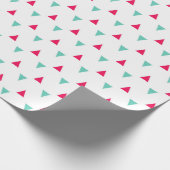 Papier voor rode en Blauwgroen driehoeksopvulling (Hoek)