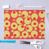 Papier voor rode en goudcirkels (Craft)