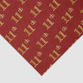Papier voor rode, Faux Gold 11e (elfde) gebeurteni (Detail)