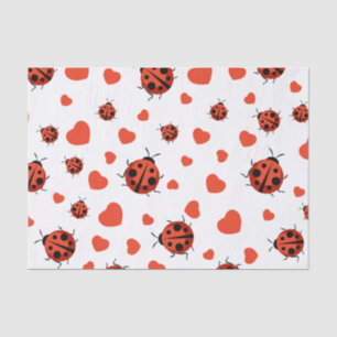Papier voor rode ladybug