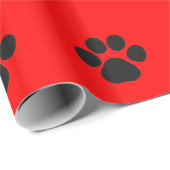 Papier voor rode overvulling van schilderafdrukken (Rol Hoek)