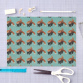 Papier voor rode panda en oorhout (Craft)