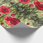 Papier voor rode papavervulling (Hoek)