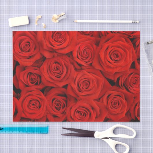 Papier voor rode rozen (Craft)