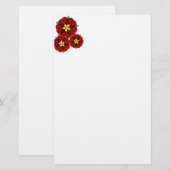 Papier voor rode rozen (Voorkant / Achterkant)