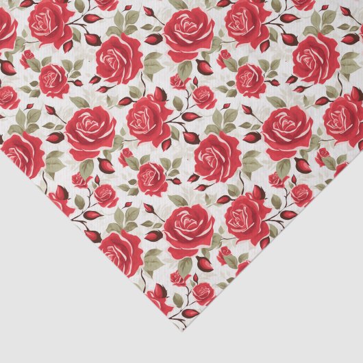 Papier voor rode rozen (Detail)