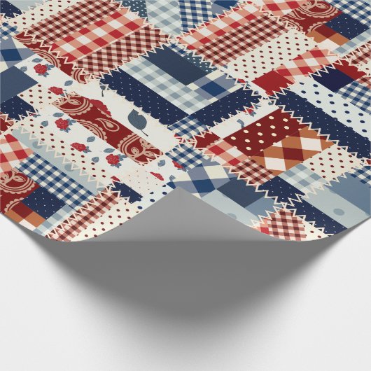 Papier voor rode, witte en blauwe vulling (Hoek)