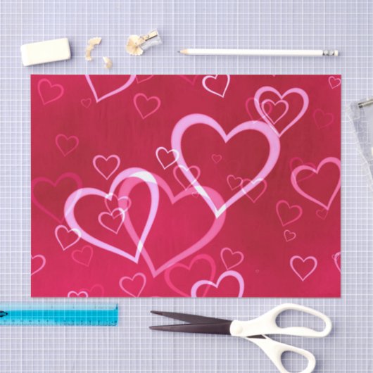 Papier voor ronddraaiende harten (Craft)