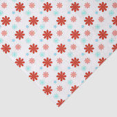 Papier voor rood blauw en roze bloemen (Detail)