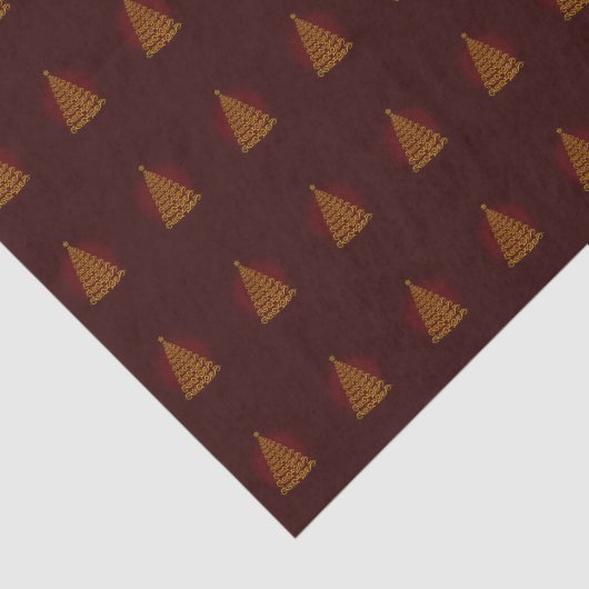 Papier voor rood-elastisch kerstboompapier (Detail)