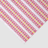 Papier voor rood en geel patroonpapier (Detail)