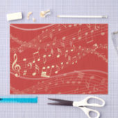 Papier voor rood en goudkerstmis (Craft)