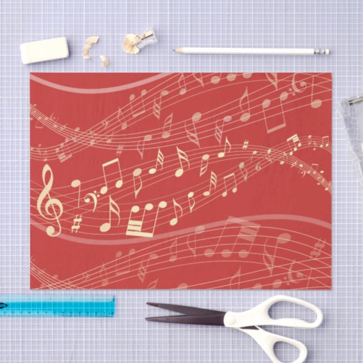 Papier voor rood en goudkerstmis (Craft)