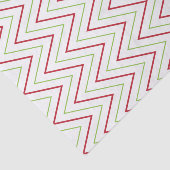 Papier voor rood en groen kerstcadeaubonnen (Detail)