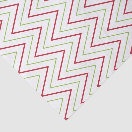 Papier voor rood en groen kerstcadeaubonnen (Detail)