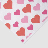 Papier voor rood en roze harten (Detail)