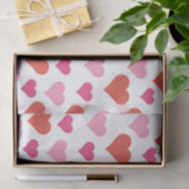 Papier voor rood en roze harten (Geschenk)