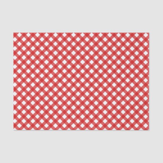 Papier voor rood gingham-patroonpapier (Voorkant)