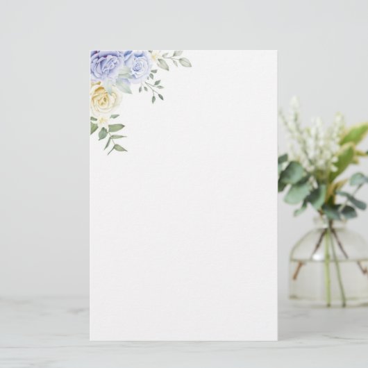 Papier voor Roos (Staand voorkant)