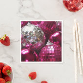 Papier voor roze Baubles Servetten (Insitu)