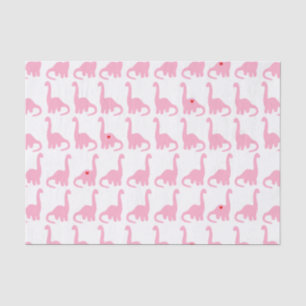 Papier voor roze dinosaur
