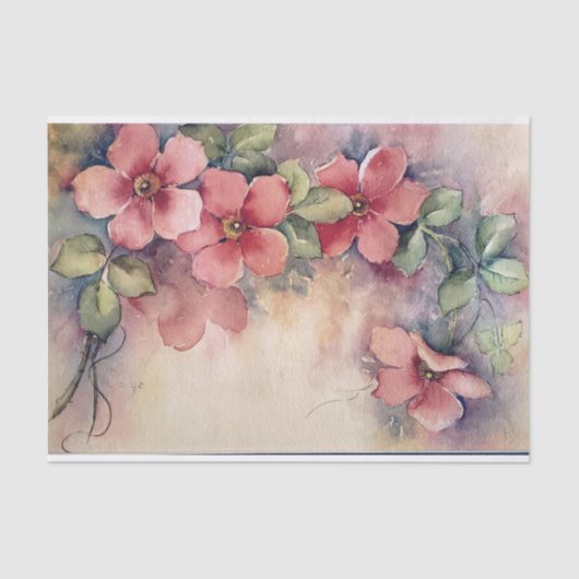 Papier voor roze doghoutweefsel (Voorkant)