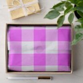 Papier voor roze en witte gingham-patroonpapier (Geschenk)