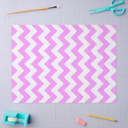 Papier voor roze en witte zigzag (Craft)